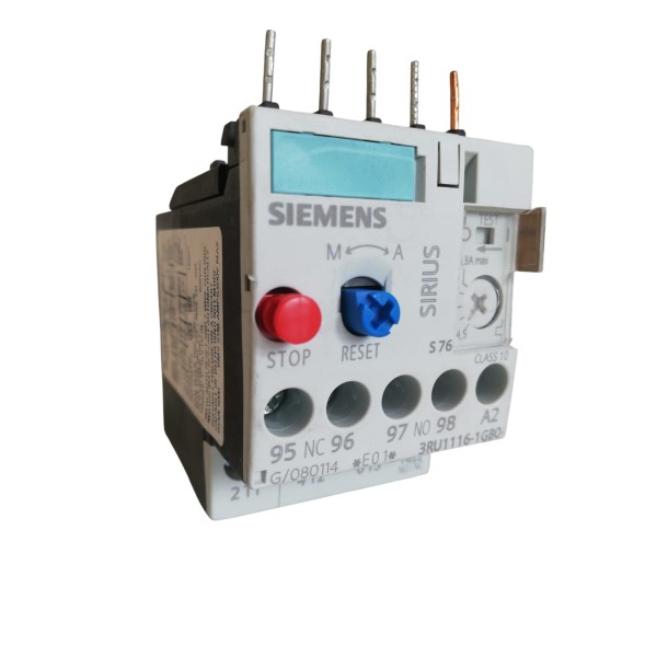 Siemens 3ru11161gb0 thermal relay for s00 4.5..6.3a
